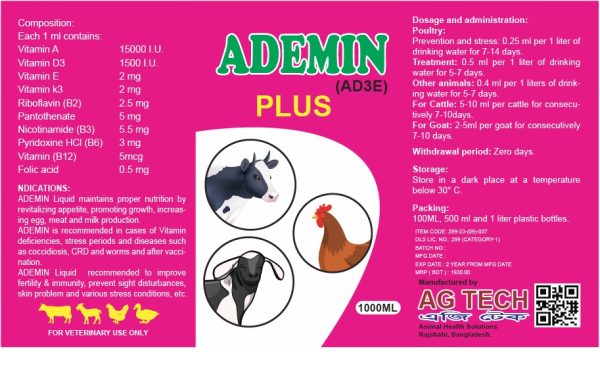 ADEMIN (AD3E) (1000ML)